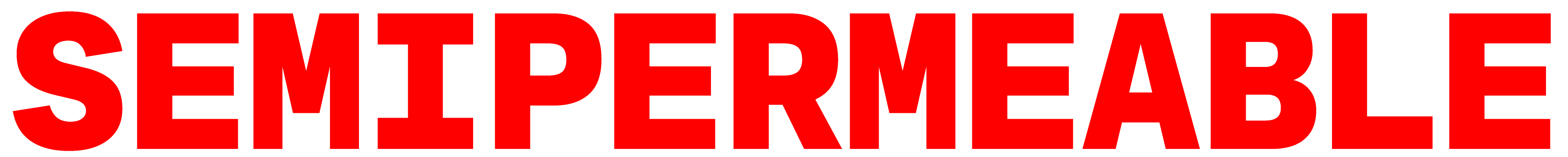 SEMIPERMEABLE Logo